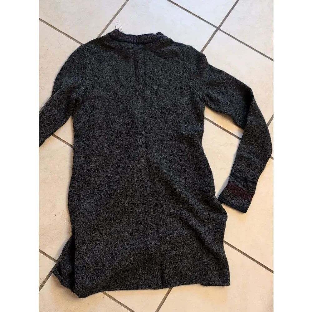 NWT Madewell Southgate Sweater Dress Mini Long Sleeve Black S - Picture 3 of 13